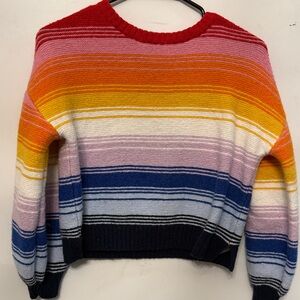 Old navy Girls rainbow sweater 1-12 years warm comfy cozy